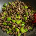 ame-ikuru's cooksnap of when they made ピーマンとひき肉炒め 超簡単な青椒肉絲.
