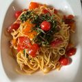 ベジタブルmieko's cooksnap of when they made 暑い夏はコレ♥トマトの冷製パスタ.