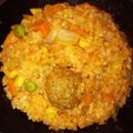 inLondon's cooksnap of when they made 炊飯器で簡単 肉団子とケチャップライス.