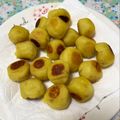 ぷたぷたぷっぷ's cooksnap of when they made 【弁当】もっちり♪コロコロさつま芋ボール.