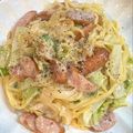 __おもち's cooksnap of when they made ワンポット！簡単！白菜のクリームパスタ.
