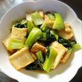 ☆☆ピーチ♪'s cooksnap of when they made 厚揚げとチンゲン菜のサッと炒め煮.