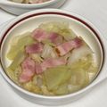 ＊葉っぱちゃん＊'s cooksnap of when they made ベーコンと大根白菜の重ね蒸し.