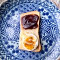 悠LOVE航's cooksnap of when they made ゆで卵とあんバターのトースト♪.