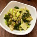 pali's cooksnap of when they made キャベツとワカメの和え物.