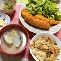˚♡'s cooksnap of when they made きのこ山盛りのあまから混ぜごはん。.