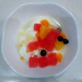 クック3N0VKO☆'s cooksnap of when they made ヨーグルトデザート♪みつ豆プラス.