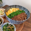 まめたん's cooksnap of when they made うちの定番☆甘辛牛そぼろ丼.