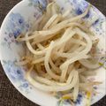 run※'s cooksnap of when they made ごま油が美味しい☺もやしのナムル☺.