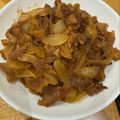 ママメイン！時々子供's cooksnap of when they made 玉ねぎも一緒に✿豚の生姜焼✿.