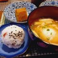 ひっこ's cooksnap of when they made 落とし卵の味噌汁.