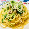 U☆kaoru's cooksnap of when they made 簡単☆水菜とツナのパスタ＊特製ソース.