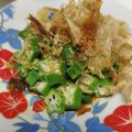 クックE662AA☆'s cooksnap of when they made レンジで簡単！オクラおかか和え.