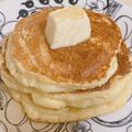 京のお抹茶's cooksnap of when they made 豆腐でもっちもち分厚いホットケーキ.