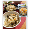 フジぽん's cooksnap of when they made シメジとエノキの炊き込みご飯♪.
