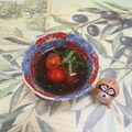 みかかめ's cooksnap of when they made ☆簡単味つけもずくとトマトの和えもの♬.