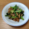 みぃくんのママ's cooksnap of when they made ほろ苦♪菜の花と舞茸のガーリックソテー.