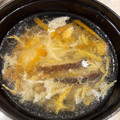 豆カレー's cooksnap of when they made 鶏むね･鶏もものゆで鶏の旨みで！卵スープ.