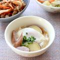 runa10's cooksnap of when they made 薩摩芋とウインナーの月見ほっこり味噌汁.