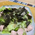 ayayahoney's cooksnap of when they made レタスと海苔のナムルサラダ.