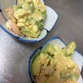 豆夢zumu's cooksnap of when they made ♡ゆで卵が入ったエビとアボカドのサラダ.
