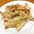 vabochan's cooksnap of when they made 長芋とベーコンの白だし炒め.