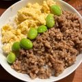 愛猫ベリー's cooksnap of when they made 上品な味☆そぼろ丼.