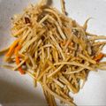 ♬のんのこ日和♬'s cooksnap of when they made おふくろの味、定番お惣菜♪きんぴらごぼう.