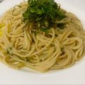 にゃつめ〜's cooksnap of when they made 簡単♪アンチョビと大葉のおつまみパスタ.
