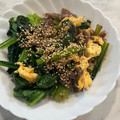 春巻きママ's cooksnap of when they made 牛肉と小松菜のふわたまオイスター炒め♩.