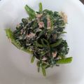 みちばたの花's cooksnap of when they made 春菊の★ツナマヨ和え～♪.