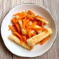 悠LOVE航's cooksnap of when they made お弁当の隙間に！簡単油揚と人参の甘酢炒め.