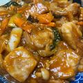 ayamiracle's cooksnap of when they made カレー用豚肉で簡単美味しいソース和え.
