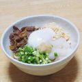 まる゜'s cooksnap of when they made 本場讃岐の温玉肉ぶっかけうどん.