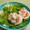 ビートルズ食堂's cooksnap of when they made ゆで卵のポテサラ盛り.