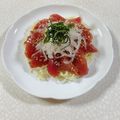 みぽぽ37's cooksnap of when they made まぐろの和風カルパッチョ.