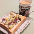ともみん❤'s cooksnap of when they made さつまいも甘煮＆クリチの秋トースト.