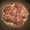 クックるん☆戦隊's cooksnap of when they made ☆簡単☆基本のハンバーグ(覚書).
