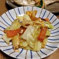 和☆2049's cooksnap of when they made 鶏皮で☆ぱぱっとキャベツ炒め.