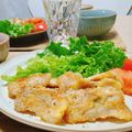 なみきち's cooksnap of when they made 片栗粉でカリ！ふわ豚肉のピカタ♪.