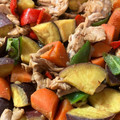 きゃろぽて's cooksnap of when they made さつまいもと豚肉の味噌炒め.