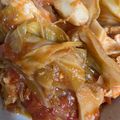 手抜きクック's cooksnap of when they made ピリ辛✾キャベツと 鶏ささみのトマト煮.