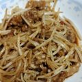 ビビ2525's cooksnap of when they made 焼肉のタレで☆超簡単な豚もやしピリ辛炒め.