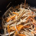 kinp's cooksnap of when they made レンジで簡単☆きんぴらごぼう。.