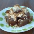 ペキのリリー's cooksnap of when they made 黒糖わらびもち.