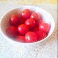 口福さん♪'s cooksnap of when they made マグカップdeミニトマト湯剥き.
