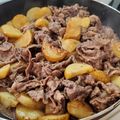 ｸﾏﾘｴ's cooksnap of when they made 牛肉とじゃがいものハニーマスタード炒め.