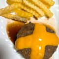 hime1031's cooksnap of when they made びっくりドンキーのチーズハンバーグ.