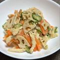 ☆あいちゃん's cooksnap of when they made シャキシャキ蓮根とチキンのサラダ.