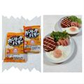 みぽぽ37's cooksnap of when they made 魚肉ソーセージとマルシン目玉焼き！.